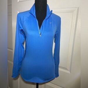 Nike 3/4 zip long sleeve shirt